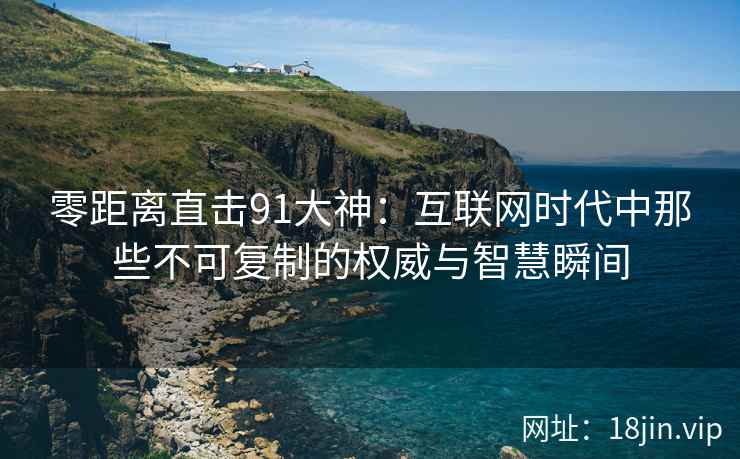 零距离直击91大神：互联网时代中那些不可复制的权威与智慧瞬间